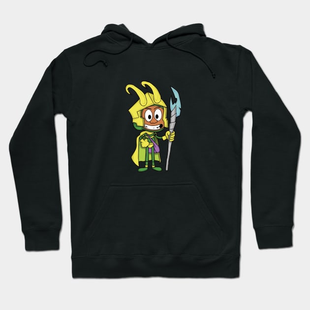 LOKI OF THE CREEK Hoodie by LordMeni